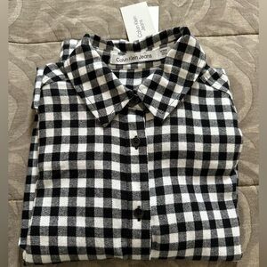 Calvin Klein Flannel top